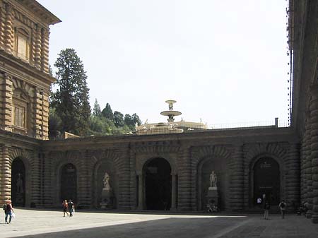 Foto Palazzo Pitti von außen - Florenz