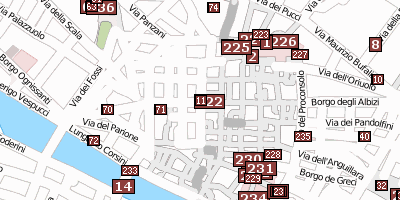 Stadtplan Piazza della Repubblica 